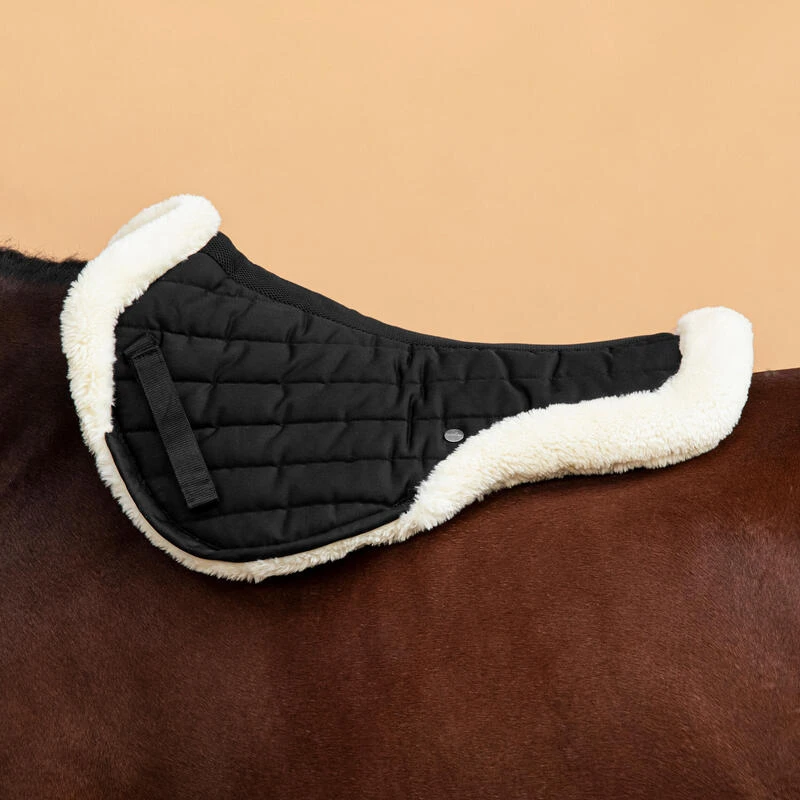 Amortisseur équitation Mouton Synthétique Cheval - 900 Noir – Image 2