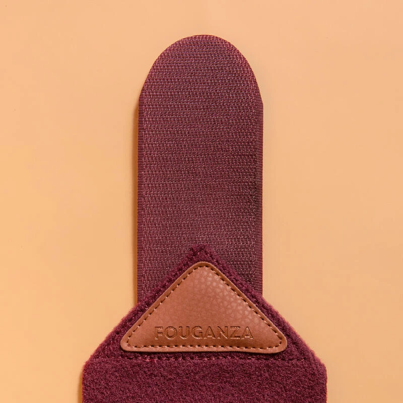 Bandes De Polo équitation Cheval Et Poney - Bordeaux X4 – Image 2