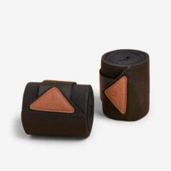 Bandes De Travail équitation élastiques Cheval Et Poney - Noires X2