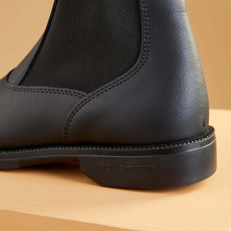Boots équitation Adulte CLASSIC Cuir Noir – Image 5
