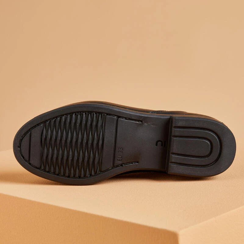 Boots équitation Enfant - 500 Noire – Image 3