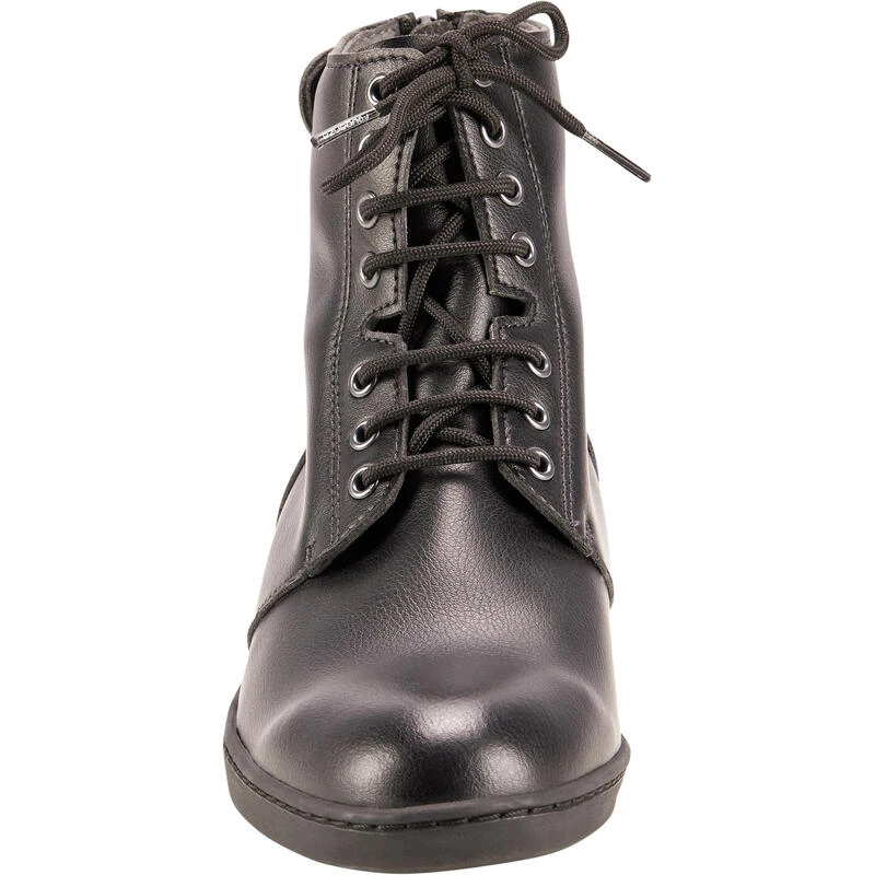 Boots équitation Lacets Adulte - 500 Noires – Image 2