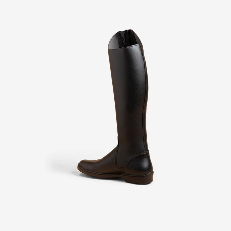 Bottes équitation Adulte 500 Synthétique Noir – Image 3