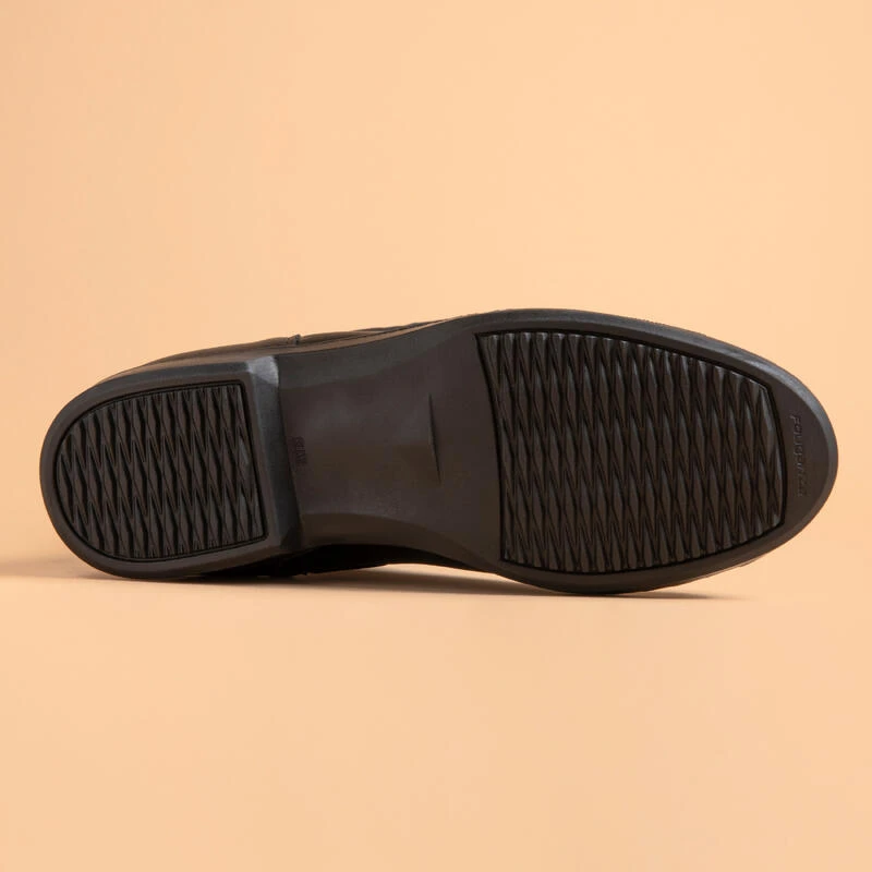 Bottes équitation Adulte 500 Synthétique Noir – Image 4