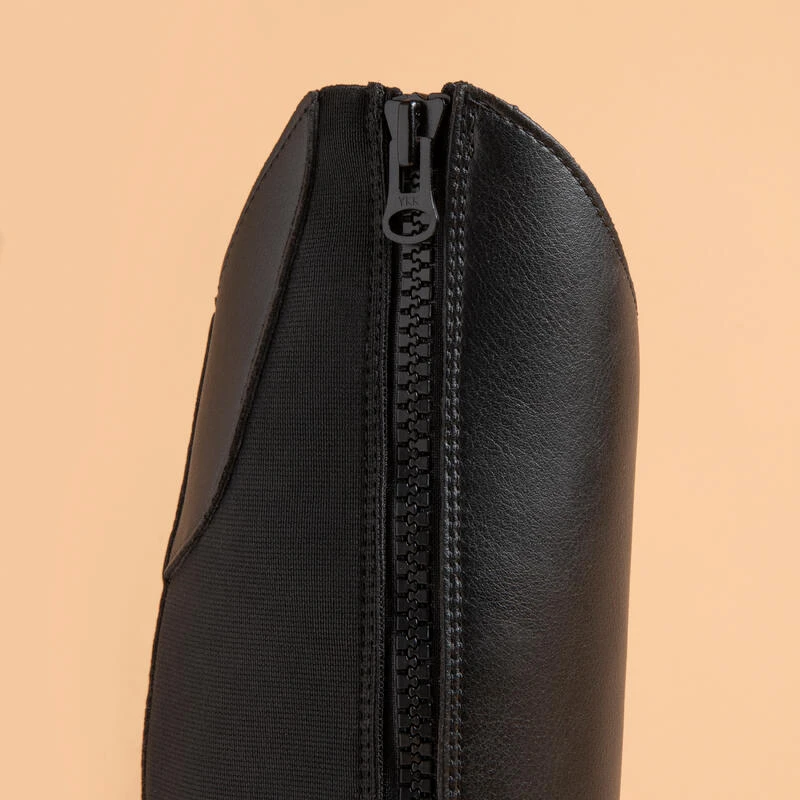 Bottes équitation Adulte 500 Synthétique Noir – Image 6