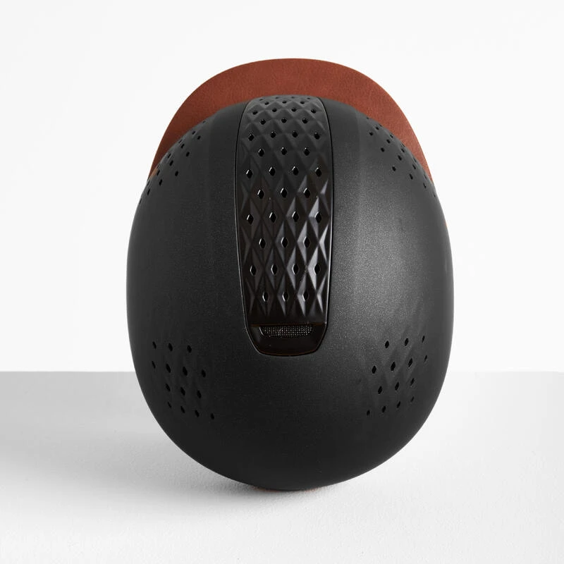 Casque équitation Adulte Et Enfant - 900 Marron/noir + Sac – Image 5