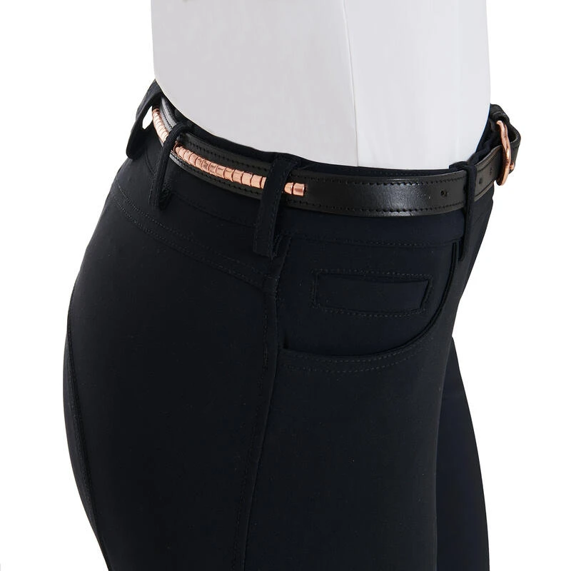 Ceinture D'équitation En Cuir Avec Motif Clincher En Or Rose – Image 5