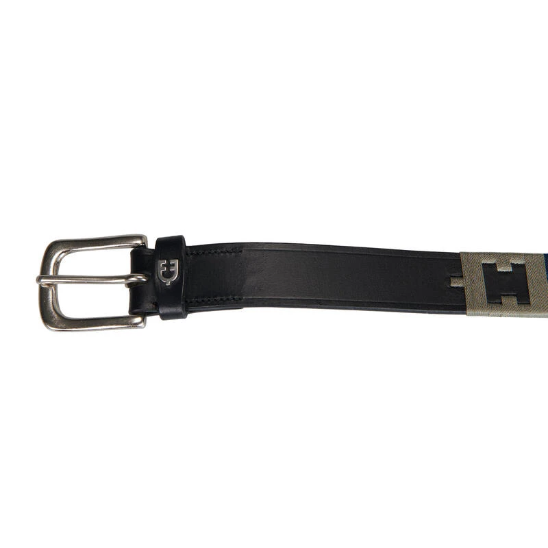 Ceinture D'équitation En Cuir Avec Motif Géométrique – Image 2