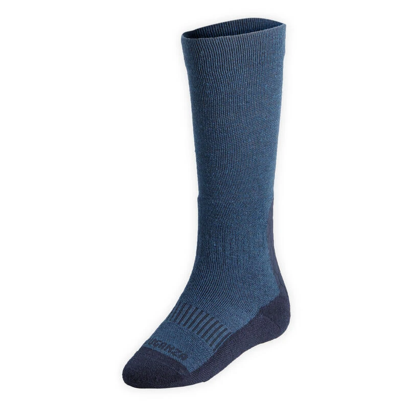 Chaussettes Chaudes équitation Enfant 500 WARM Bleu Nuit – Image 2