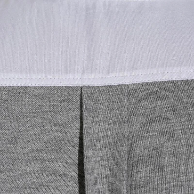 Chemise De Concours Manches Courtes équitation Homme Bi-matière Blanc Et Gris – Image 9