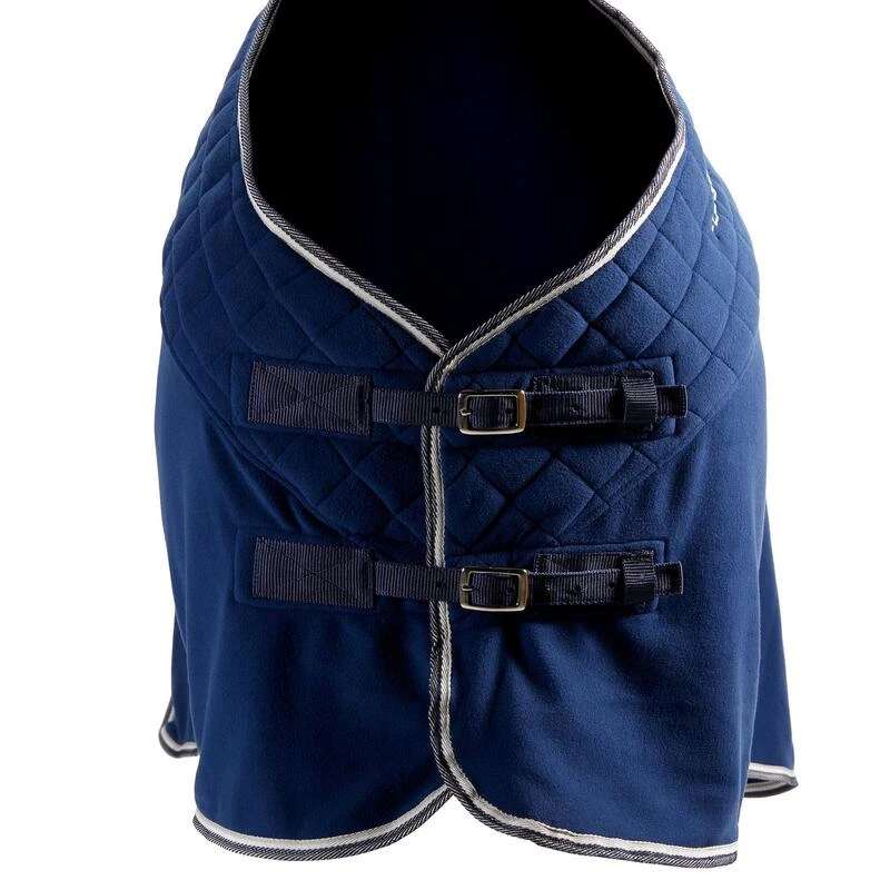 Chemise D'écurie équitation Cheval Et Poney - Polaire 500 Bleu – Image 6