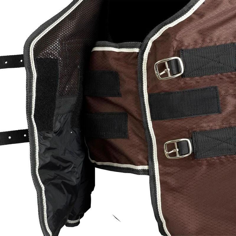 Chemise Imperméable Extérieur Cheval Et Poney - ALLWEATHER LIGHT Marron – Image 2