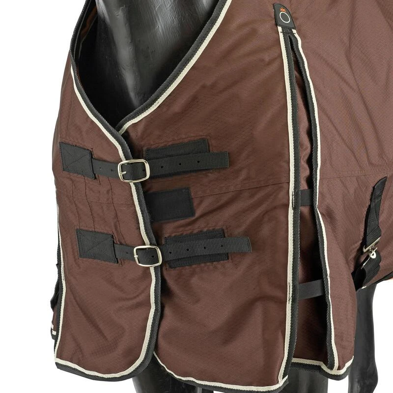 Chemise Imperméable Extérieur Cheval Et Poney - ALLWEATHER LIGHT Marron – Image 3