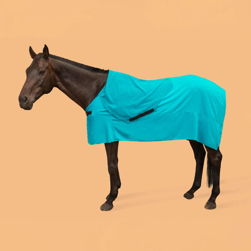 Chemise Séchante équitation Intégrale Microfibre Cheval - Bleu – Image 2