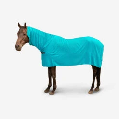 Chemise Séchante équitation Intégrale Microfibre Cheval - Bleu