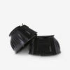 Cloches équitation Ouvertes Caoutchouc Cheval Et Poney - 100 Noires X2