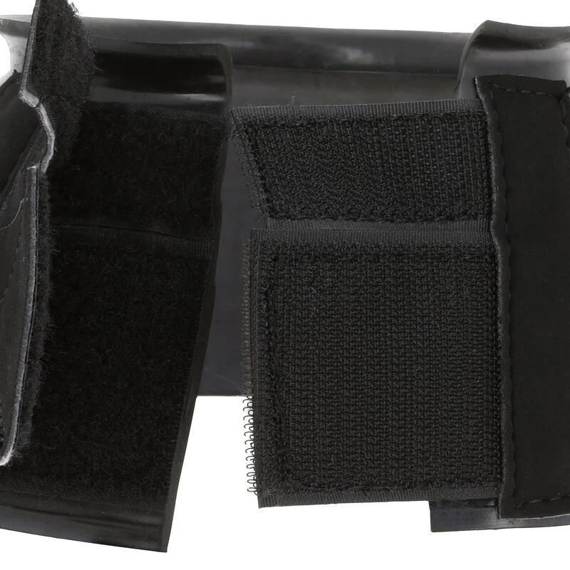 Cloches équitation Ouvertes Caoutchouc Cheval Et Poney - 100 Noires X2 – Image 3