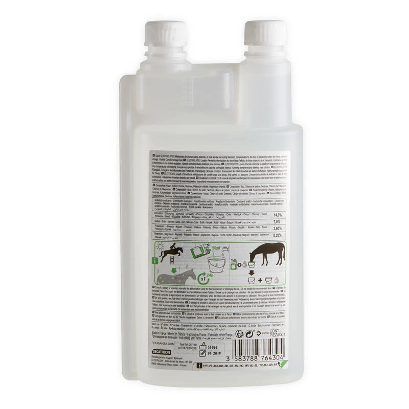 Complément Alimentaire équitation Cheval Et Poney - Electrolytes 1 L – Image 2