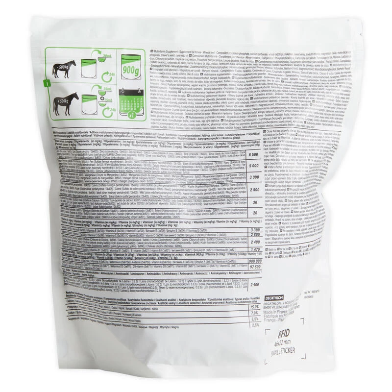 Complément Alimentaire Multivitaminé Cheval Et Poney - CMV 900g – Image 2
