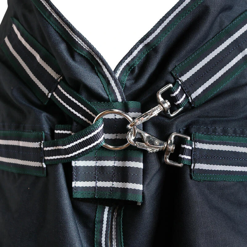 Couverture Colcha 0g Horsegear Bleu Foncé-vert – Image 2