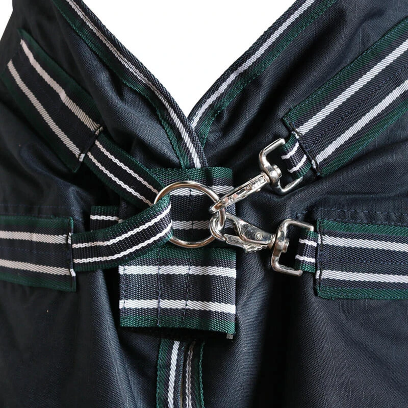 Couverture Colcha 200g Horsegear Bleu Foncé-vert – Image 2