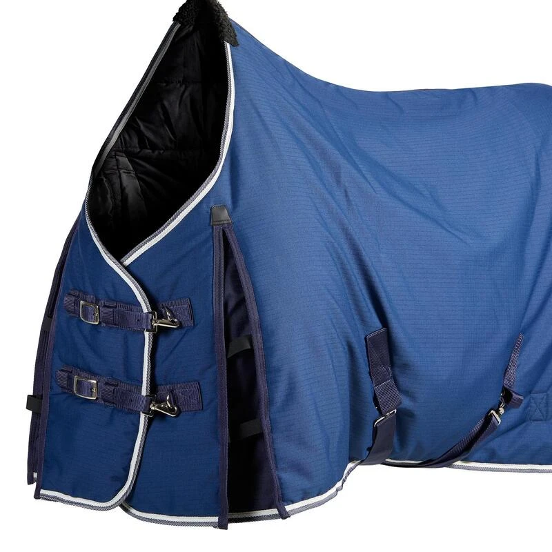 Couverture D'écurie équitation Cheval Et Poney STABLE 300 Bleu Turquin – Image 4