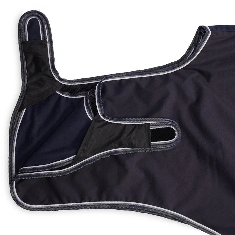 Couvre-reins équitation Cheval - 500 3en1 Marine – Image 4