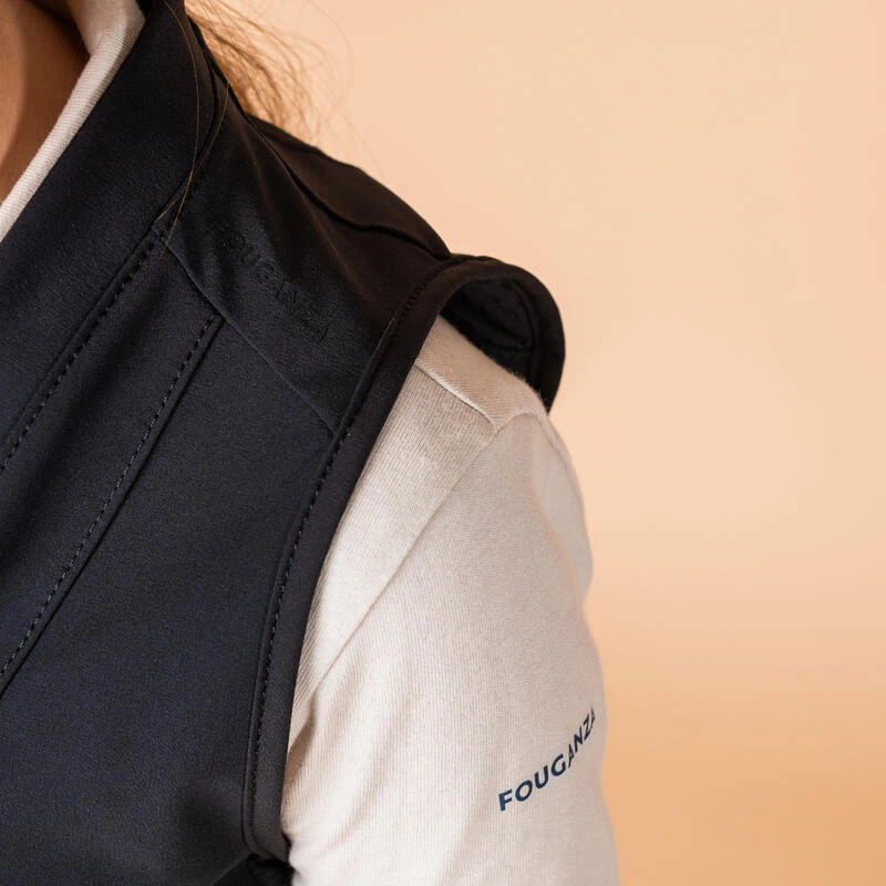 Dorsale D'équitation Souple 500 Junior Noir D3O® – Image 4