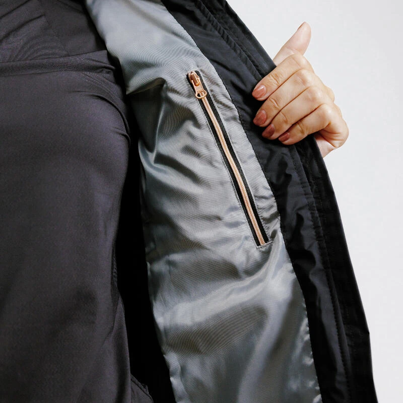 Doudoune équitation Sans Manches Zip Rose Gold Femme - 500 Noire – Image 6