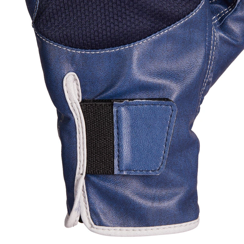 Gants équitation Enfant 560 Marine Et Bleu – Image 4