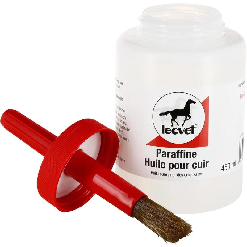 Huile Paraffine Pour Cuir équitation Avec Pinceau Cheval Et Poney - 450 Ml – Image 2