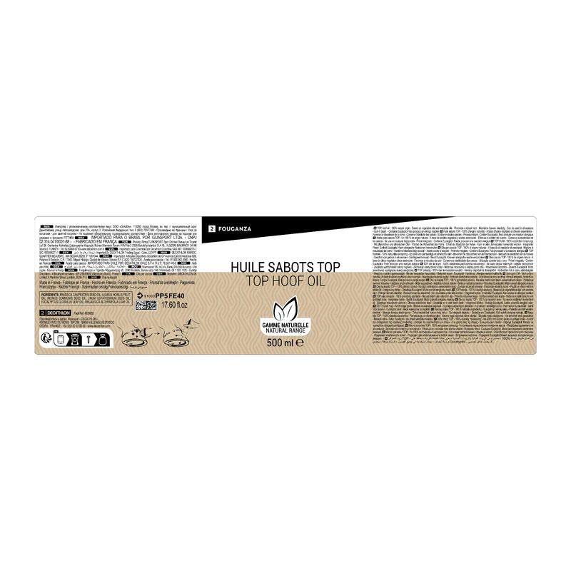 Huile Sabots Naturelle Cheval Et Poney - Top 500 Ml – Image 3