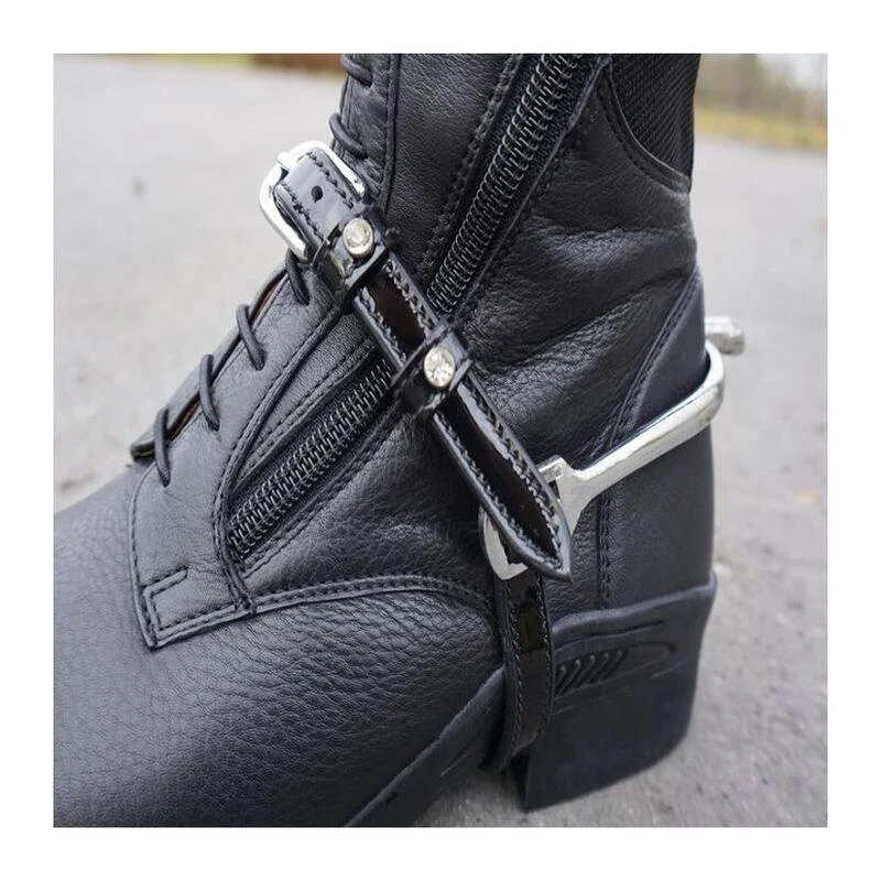 Lanières D'éperons Pour Cheval Pour Cheval Liège Kavalkade Crystal Lack – Image 2