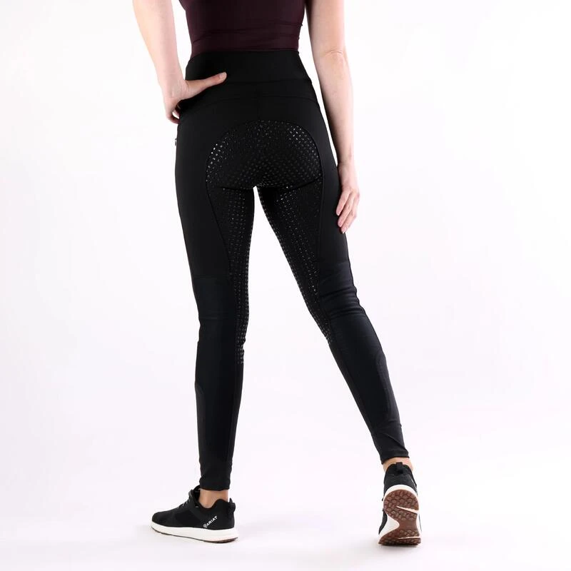 Legging D'Equitation Equitights Full Grip Kids Harry's Horse Noir