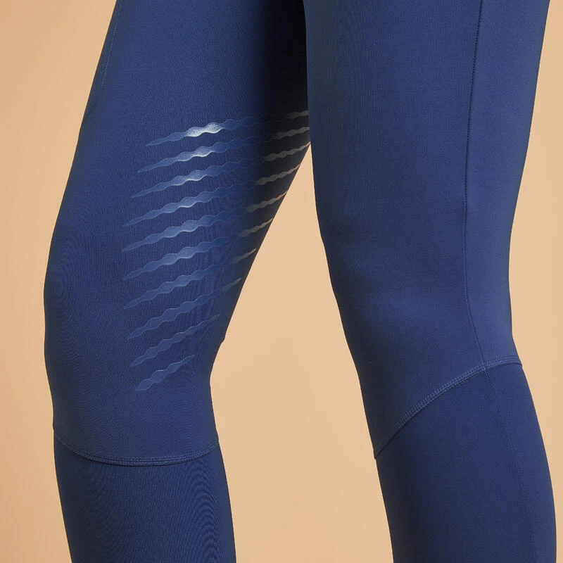 Legging équitation Jump Grip Femme - 900 Bleu Turquin – Image 7