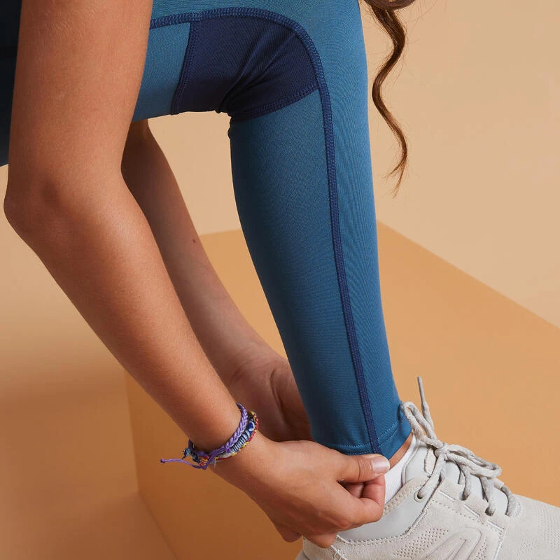 Legging équitation Léger Enfant - 100 Bleu Tempête – Image 7