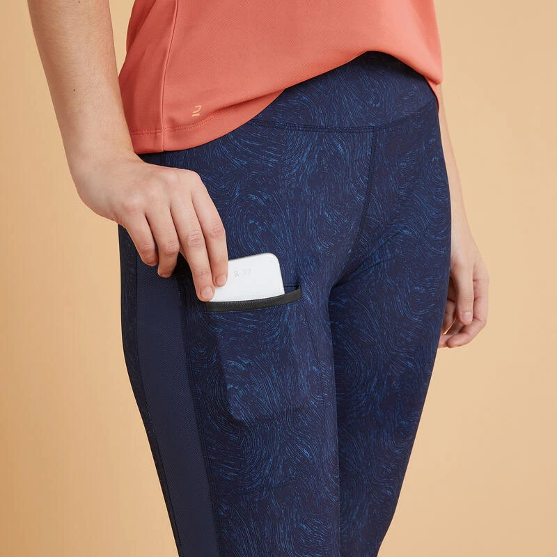 Legging équitation Léger Femme - 100 Bleu Print – Image 5