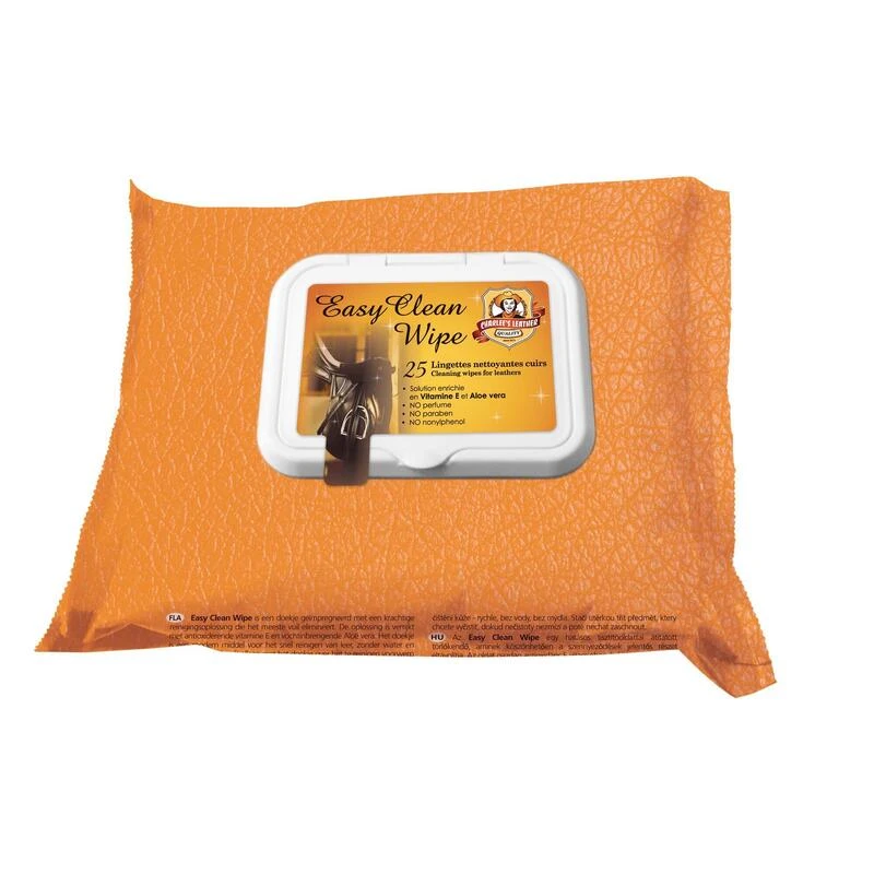 Lingettes équitation Pour Cuir EASY CLEAN X25
