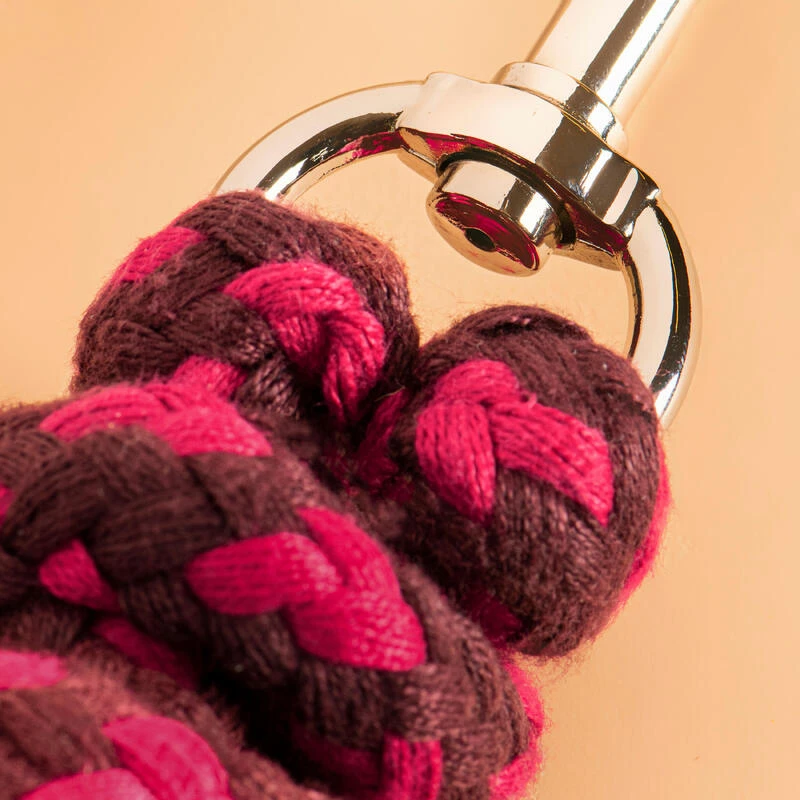 Longe équitation Cheval Et Poney - Tack Bourgogne Et Rose 2 M – Image 3