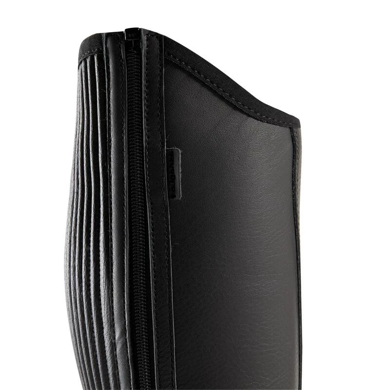 Mini-chaps En Cuir équitation Adulte 560 SOUFFLET Noir – Image 5