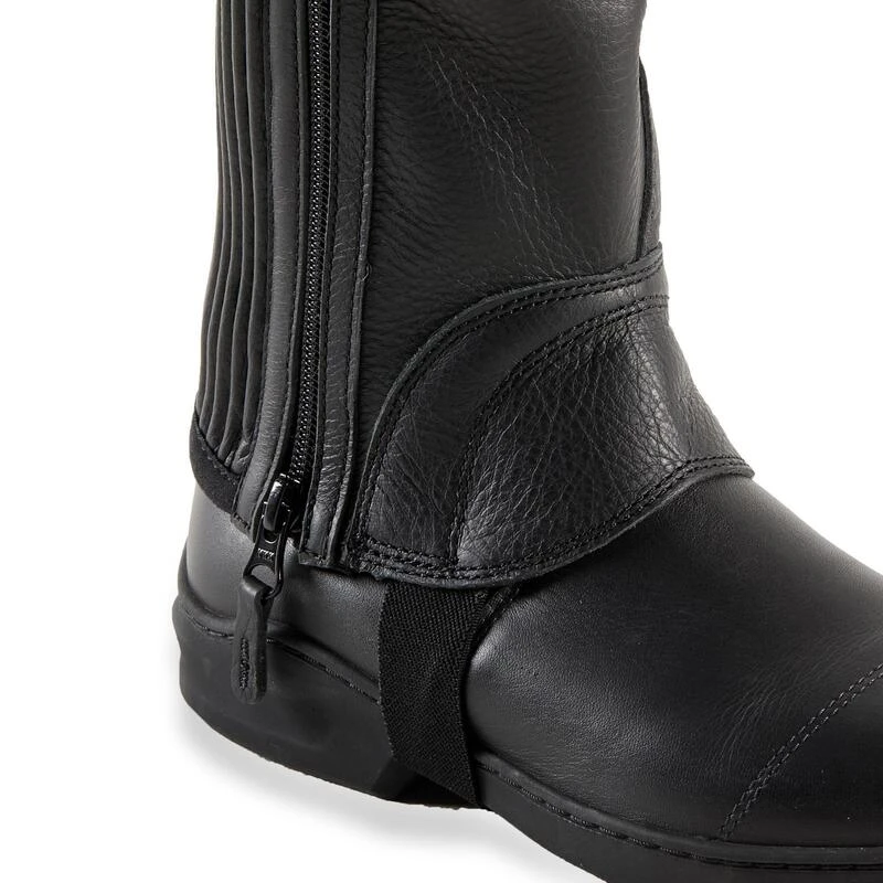 Mini-chaps En Cuir équitation Adulte 560 SOUFFLET Noir – Image 6