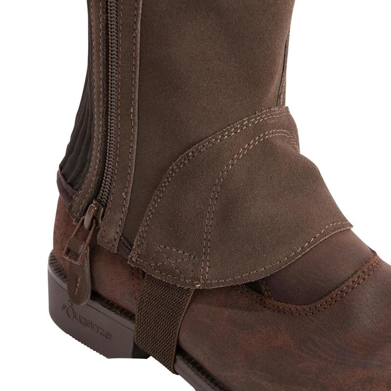 Mini-chaps équitation Adulte SOUFFLET SENTIER Marron – Image 6