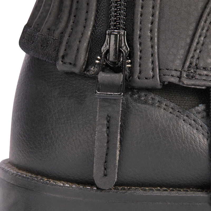 Mini-chaps équitation Soufflet Enfant - 500 Noires – Image 6