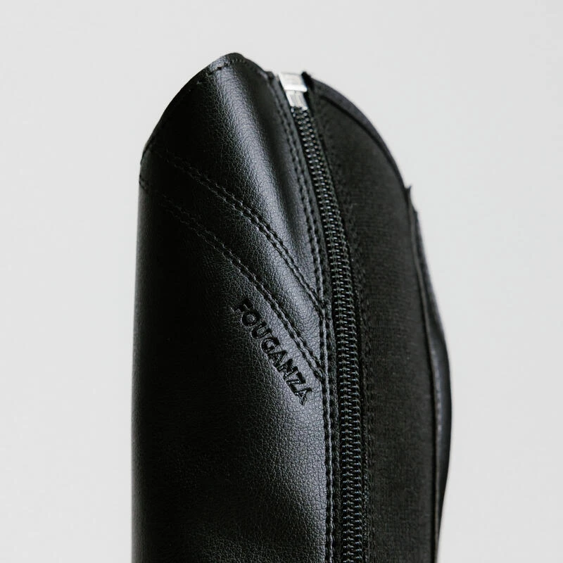 Mini-chaps équitation Synthétique Enfants - 500 Noires – Image 7