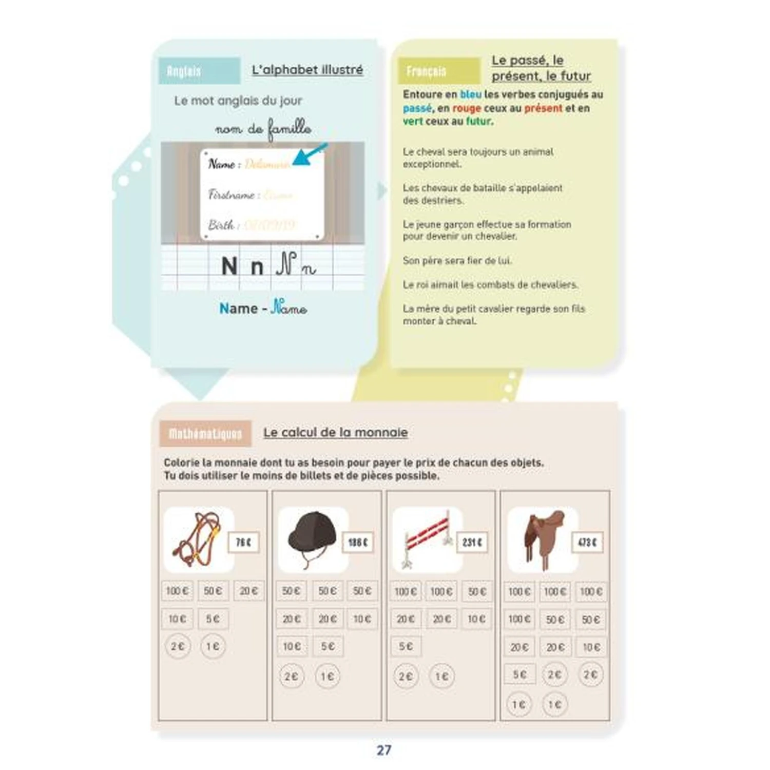 Mon Cahier D'activités Sur Le Thème Du Cheval - CE1 – Image 4