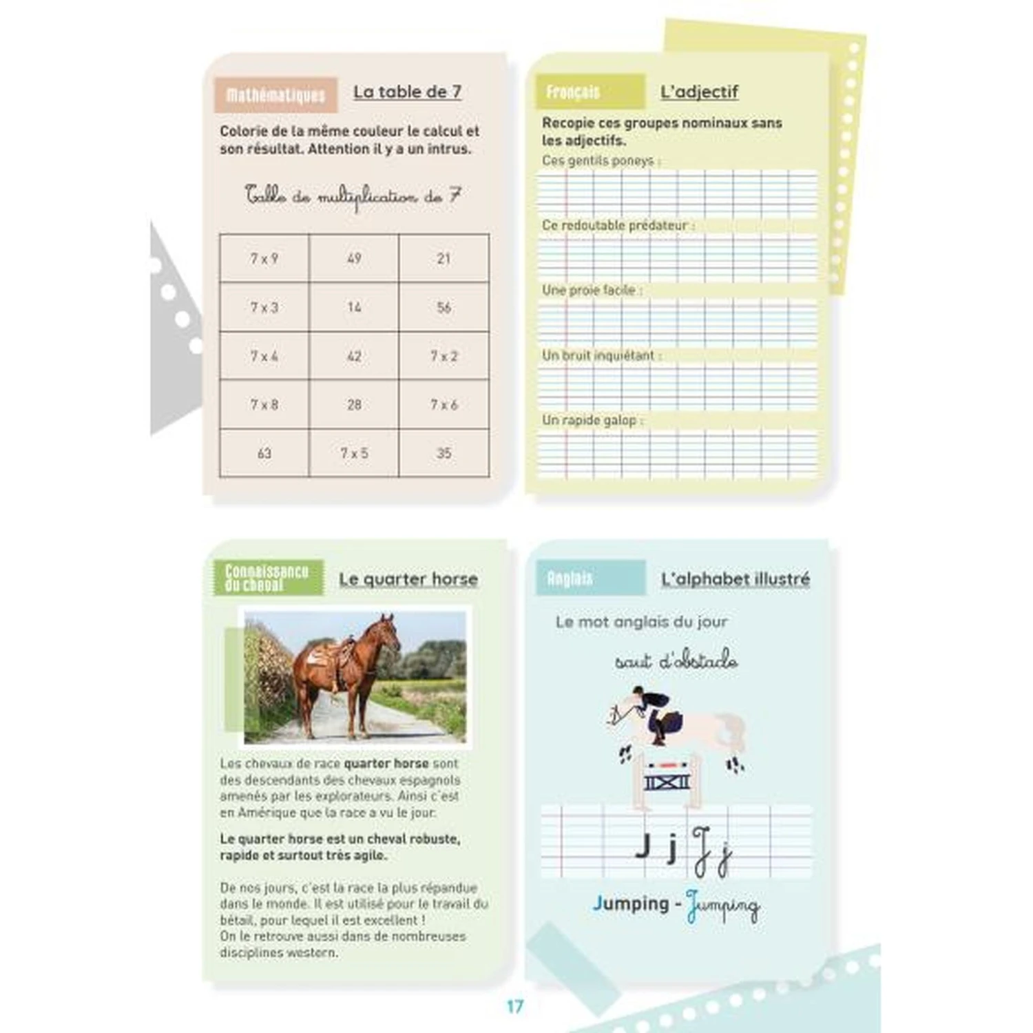 Mon Cahier D'activités Sur Le Thème Du Cheval - CE2 – Image 3