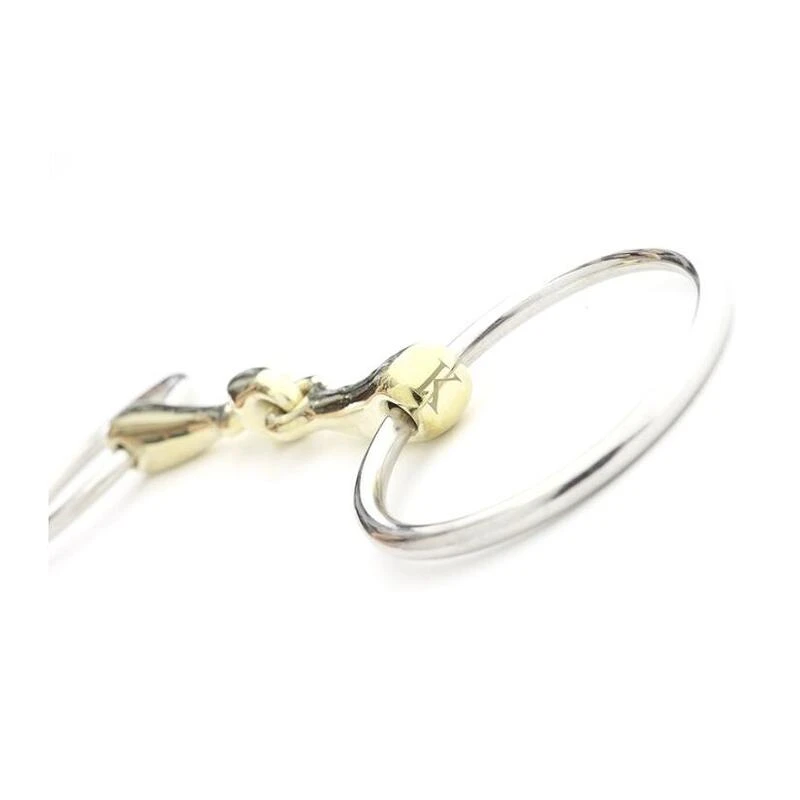 Mors 2 Anneaux Pour Cheval Double Brisure Kavalkade KavalBit - Lock Up 12 Mm – Image 2
