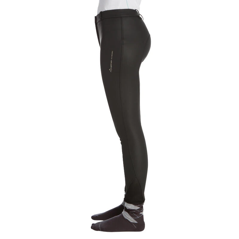 Pantalon Chaud Imperméable équitation Enfant KIPWARM Noir – Image 3