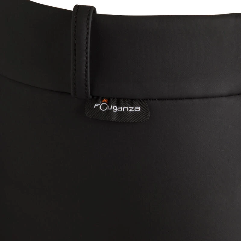 Pantalon Chaud Imperméable équitation Enfant KIPWARM Noir – Image 8