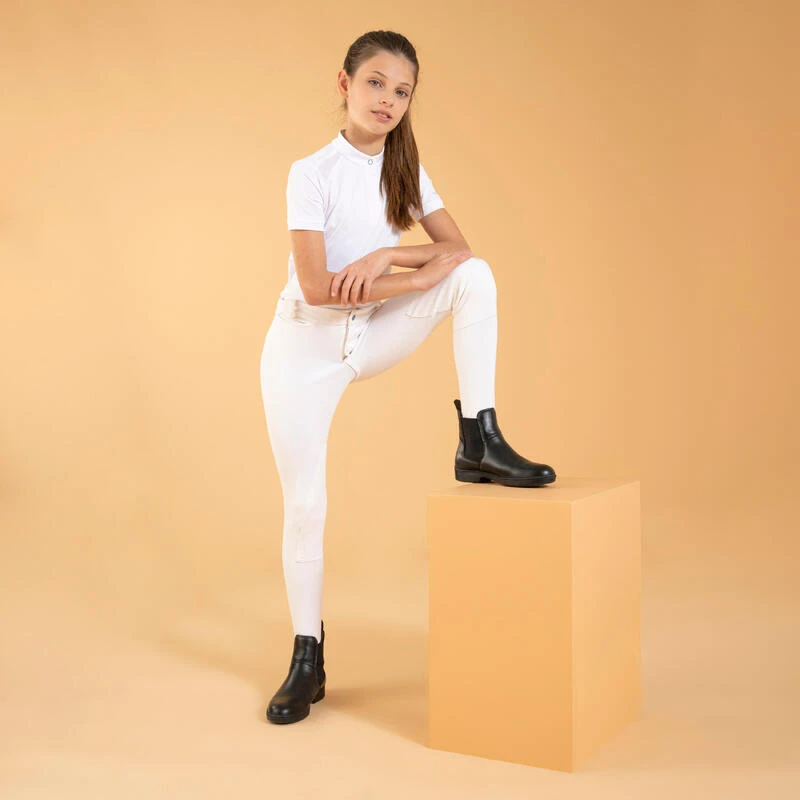 Pantalon De Concours équitation Enfant - 100 Blanc – Image 2